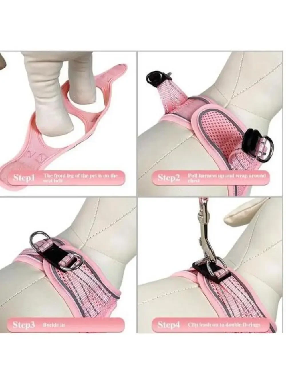 NWT -Yimeis- Pet Harness & Matching Leash, Size XS
